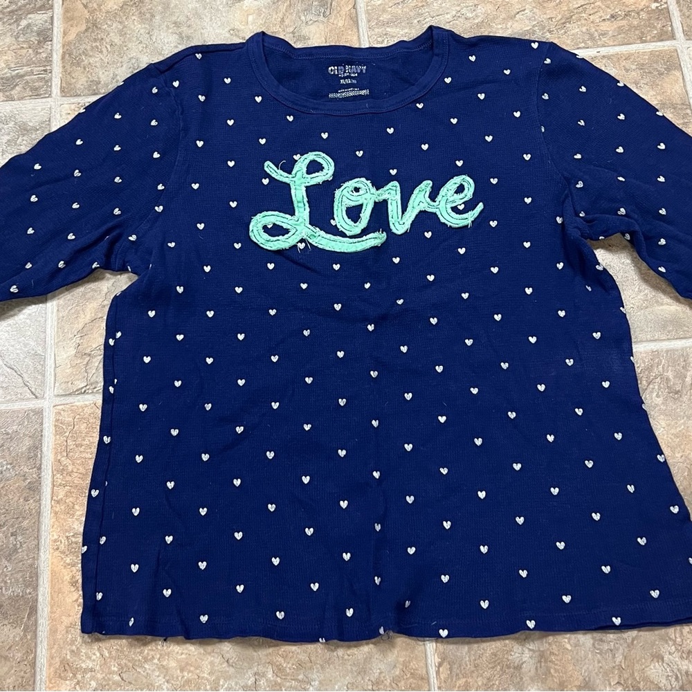 Old Navy thermal knit shirt, size women’s XL